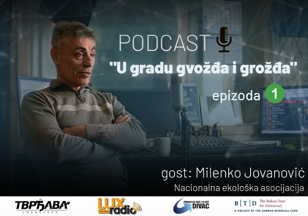 Podcast – U GRADU GVOŽĐA I GROŽĐA #1 – gost: Milenko Jovanović