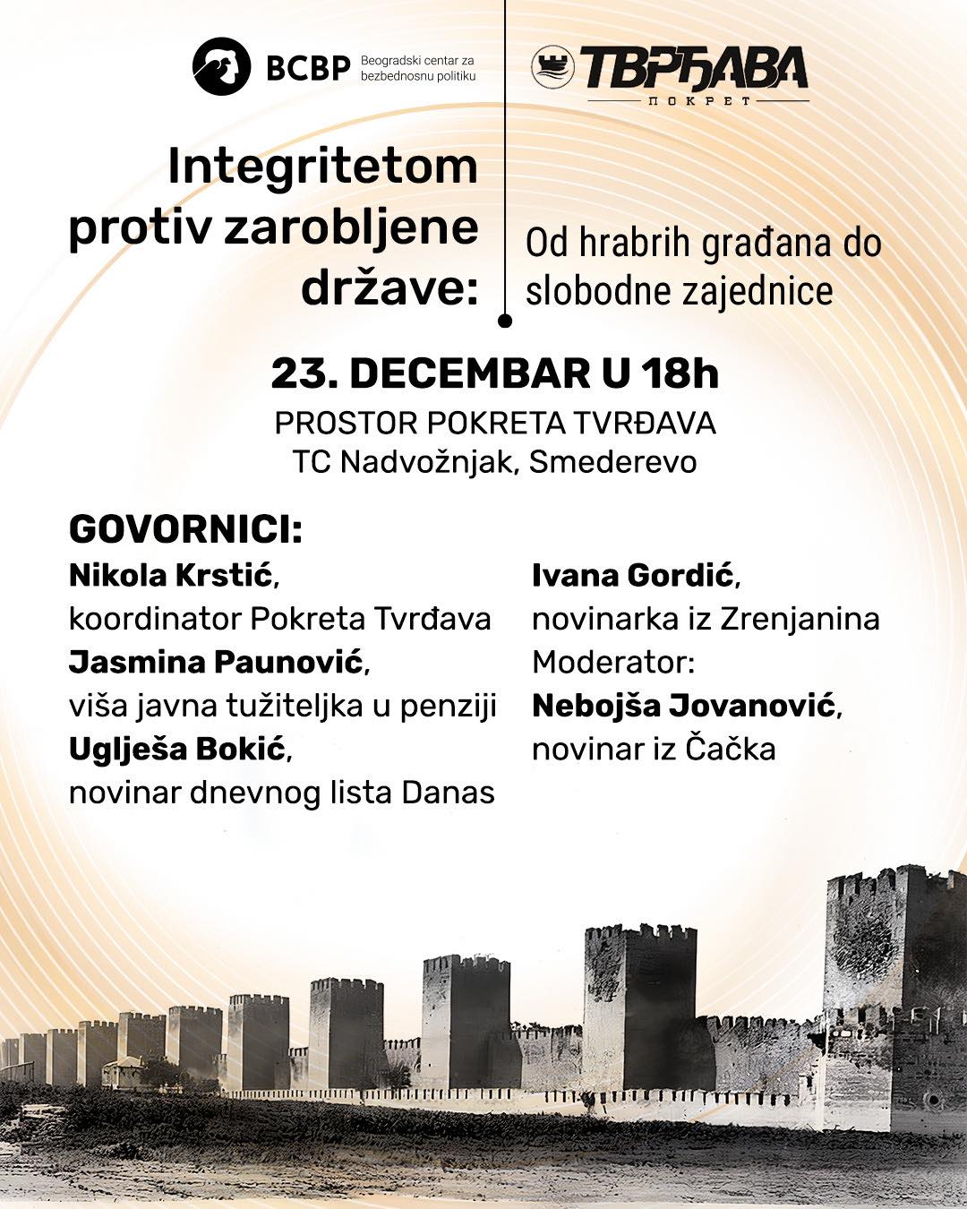 You are currently viewing Tribina „Integritetom protiv zarobljene države“